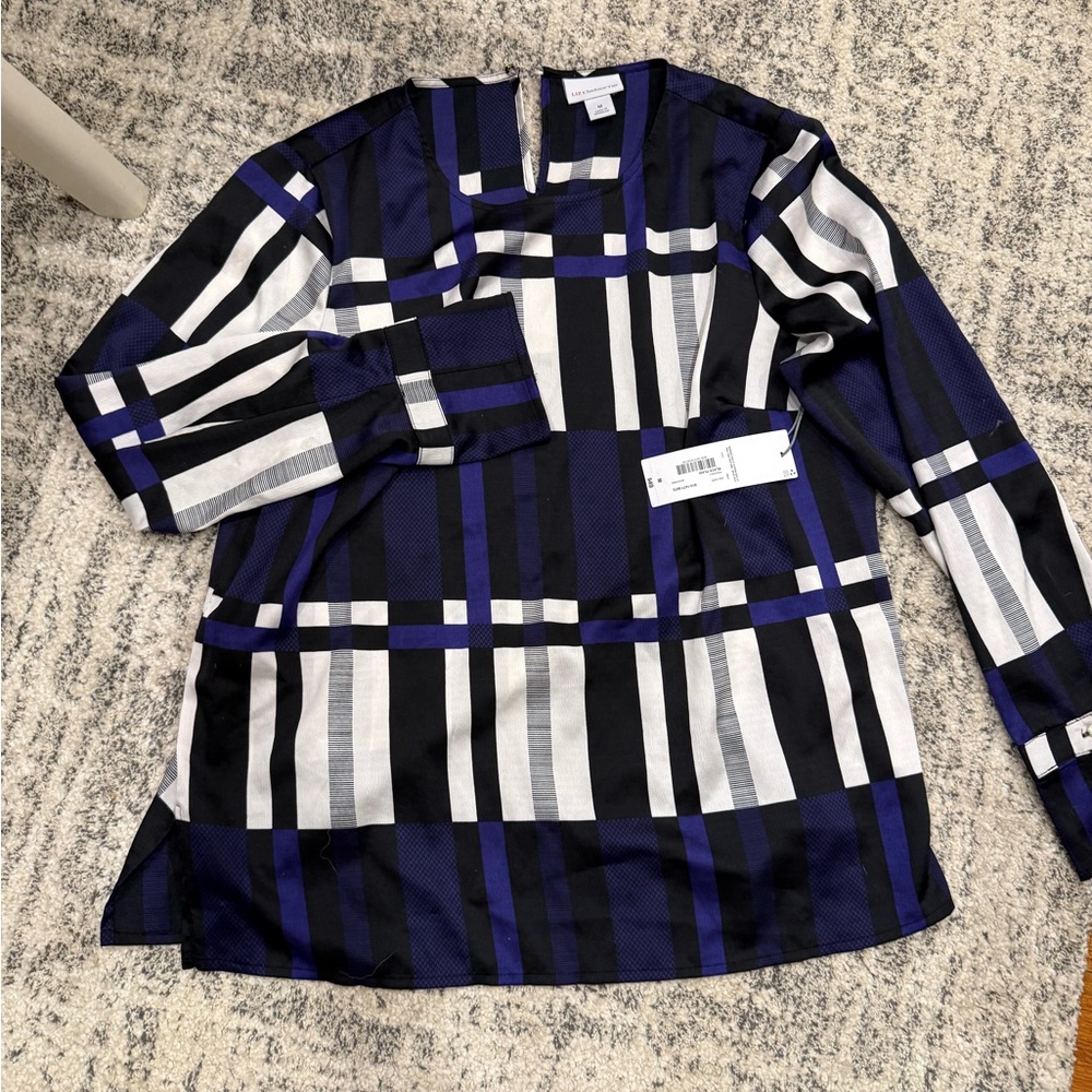 Satin-like blouse
